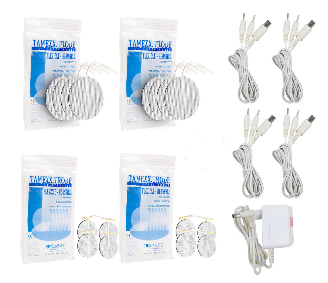 TAMEXX Self-Adhesive Electrodes, Wires, Adaptor