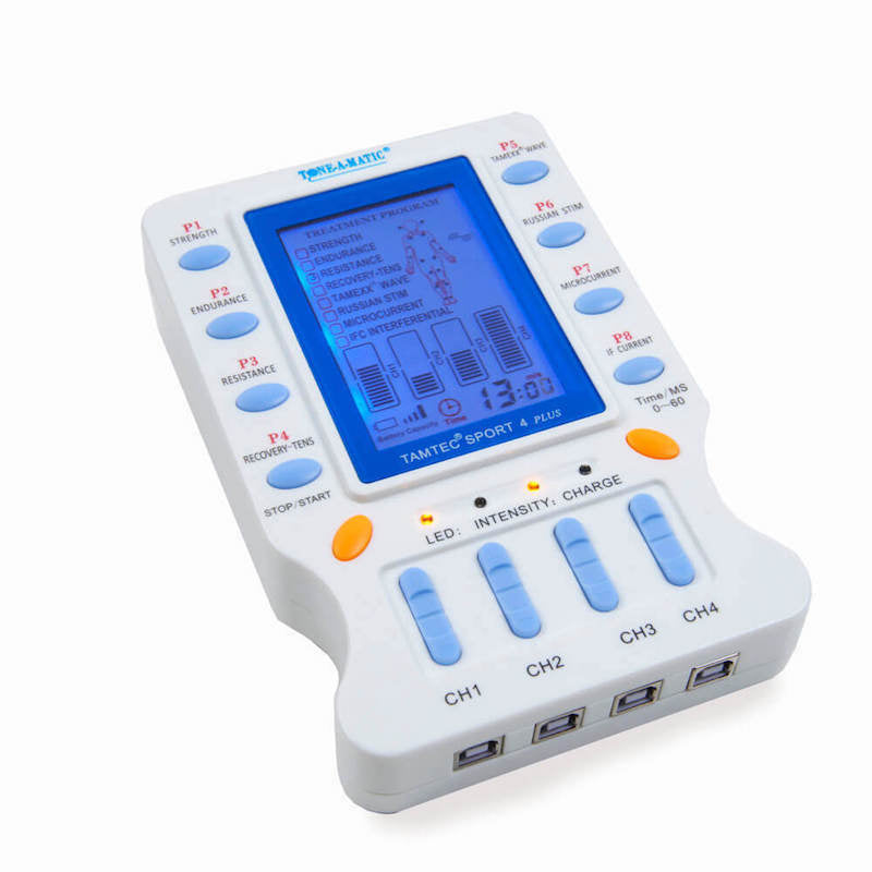 Electric Muscle Stimulator Machine Tone-A-Matic TAMTEC SPORT 4 PLUS